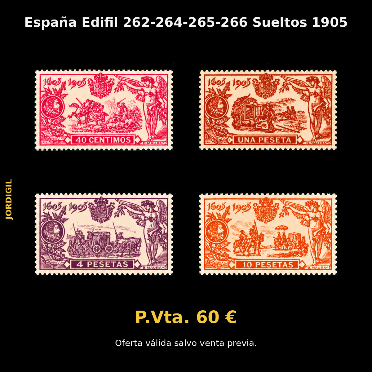 España · Edifil 262-264-265-266